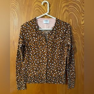 NWOT Old Navy Animal Print Button Up Cardigan